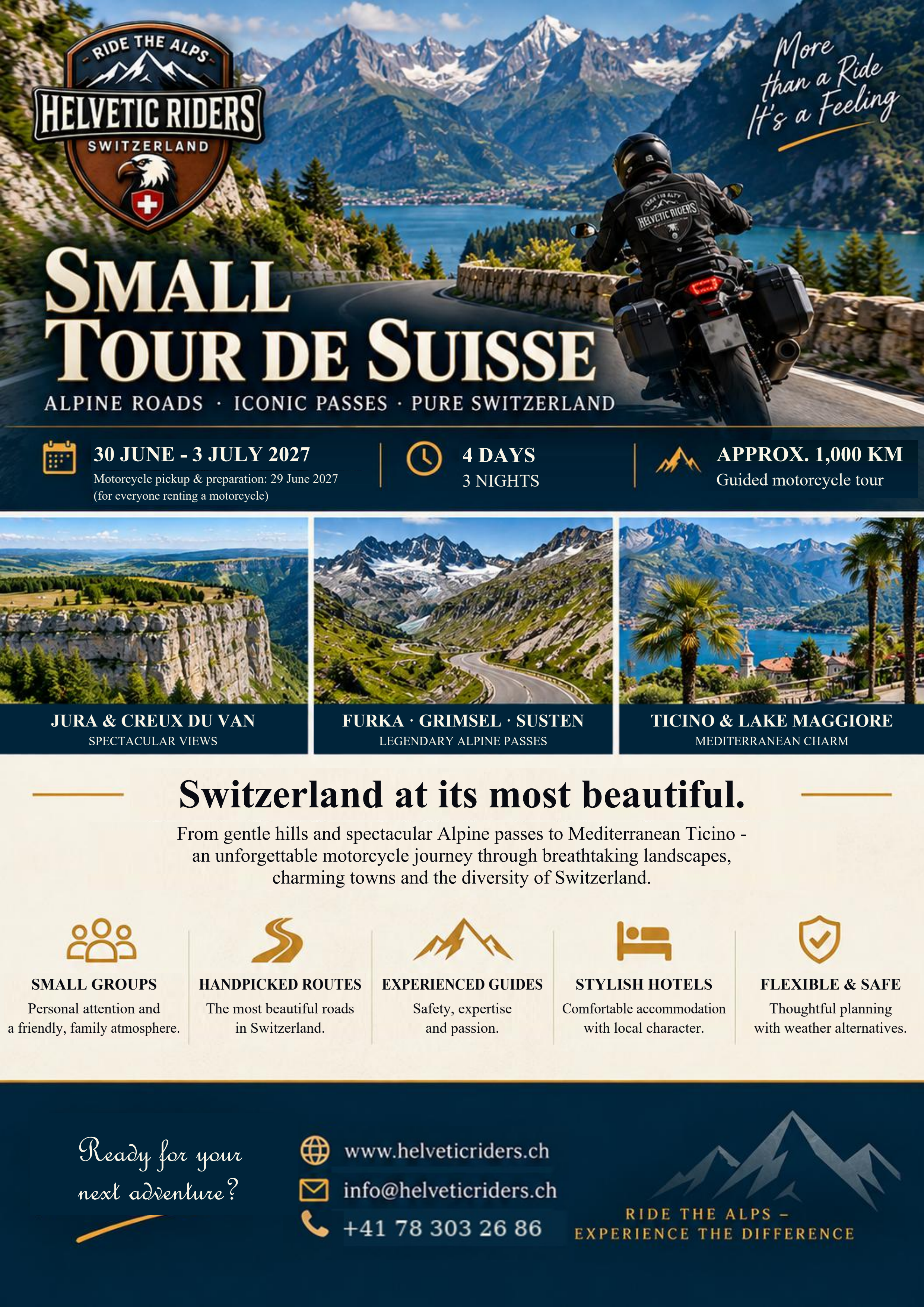 Vorschau des Flyers der Kleinen Tour de Suisse 2027