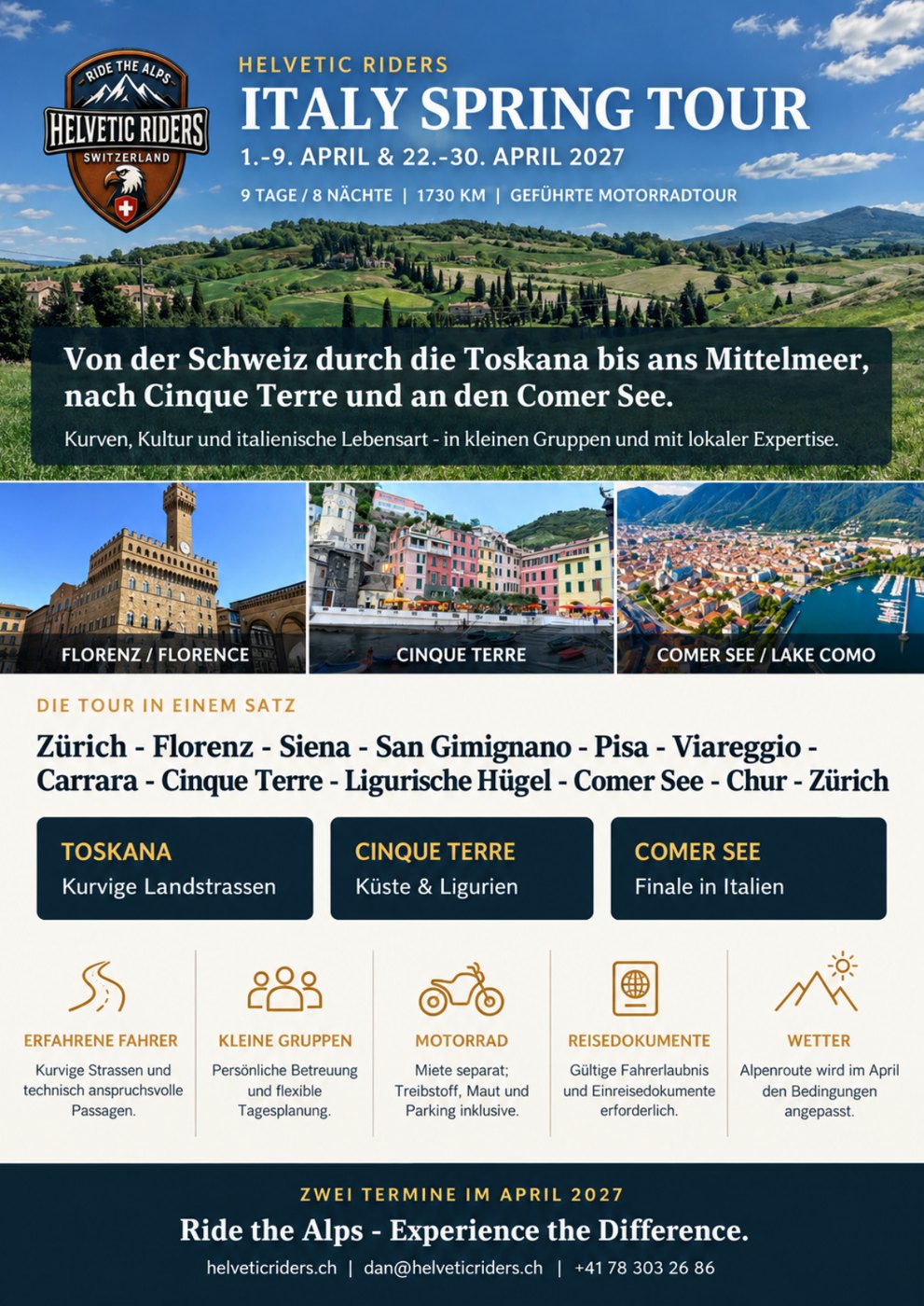 Italy Spring Tour 2027