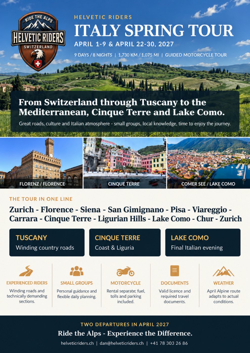 Italy Spring Tour 2027